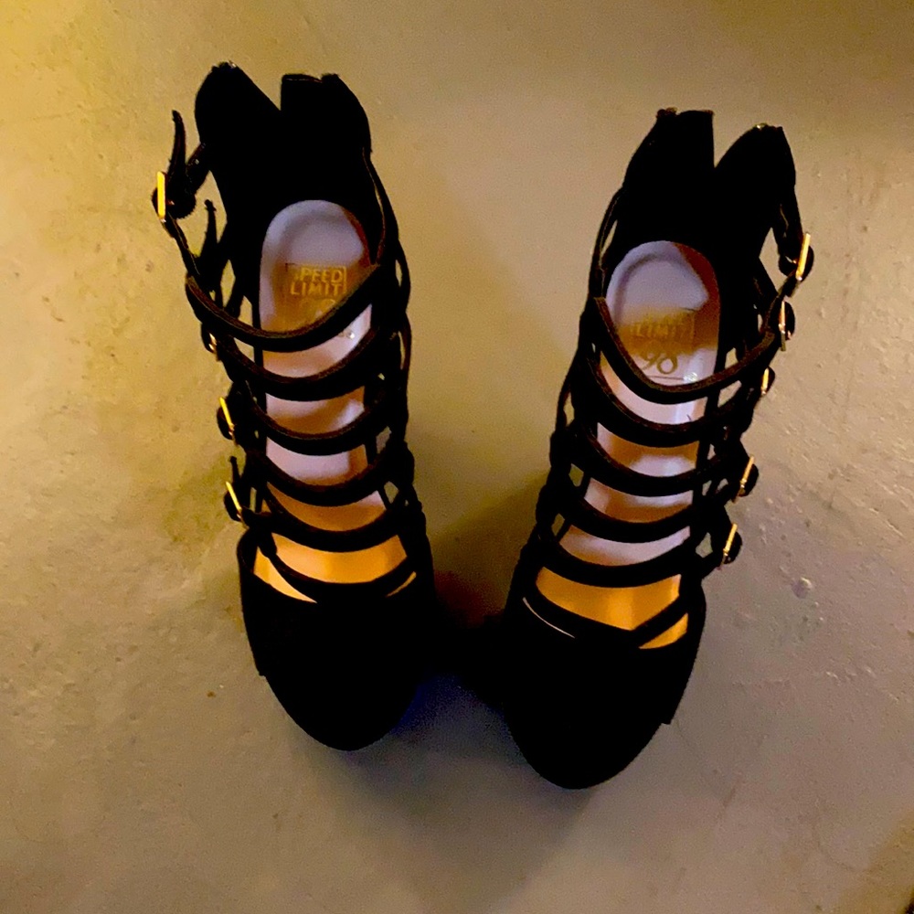 High heel shoes
